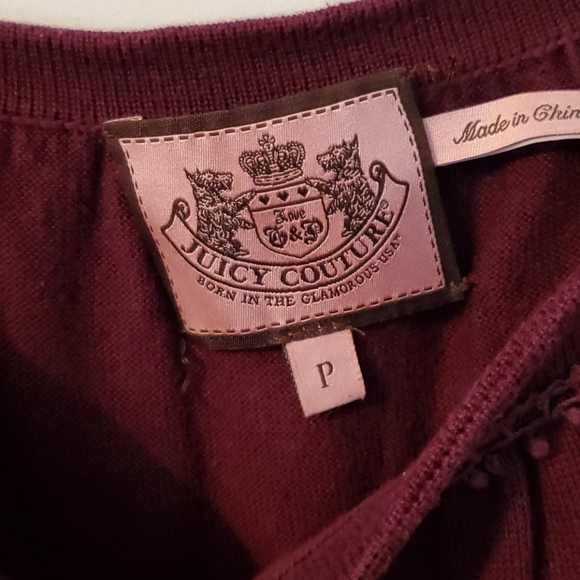 EUC Purple Juicy Couture Top - Picture 2 of 7